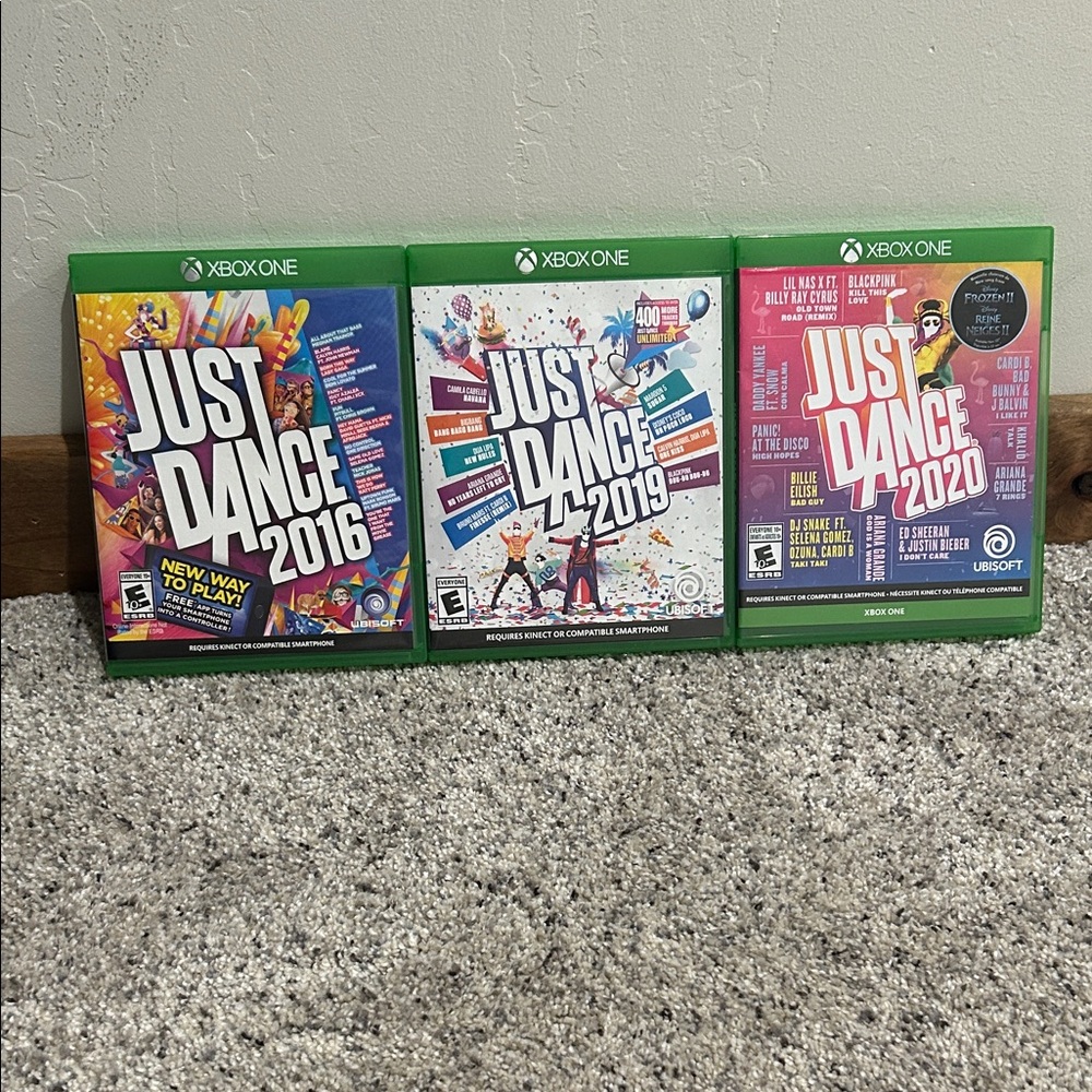 Just Dance Xbox One Game Bundle - 2016, 2019, 2020